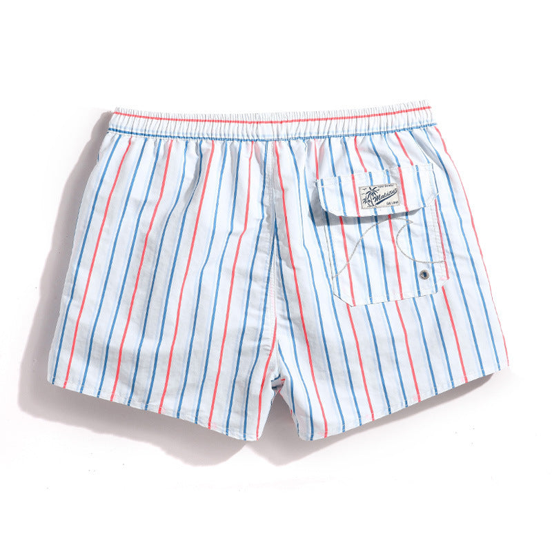 Bermuda Masculina Praia Listrada Marcanzzi MZ012: estilo, conforto, tecido respirável, secagem rápida, design moderno, ideal para praia e passeios urbanos.
