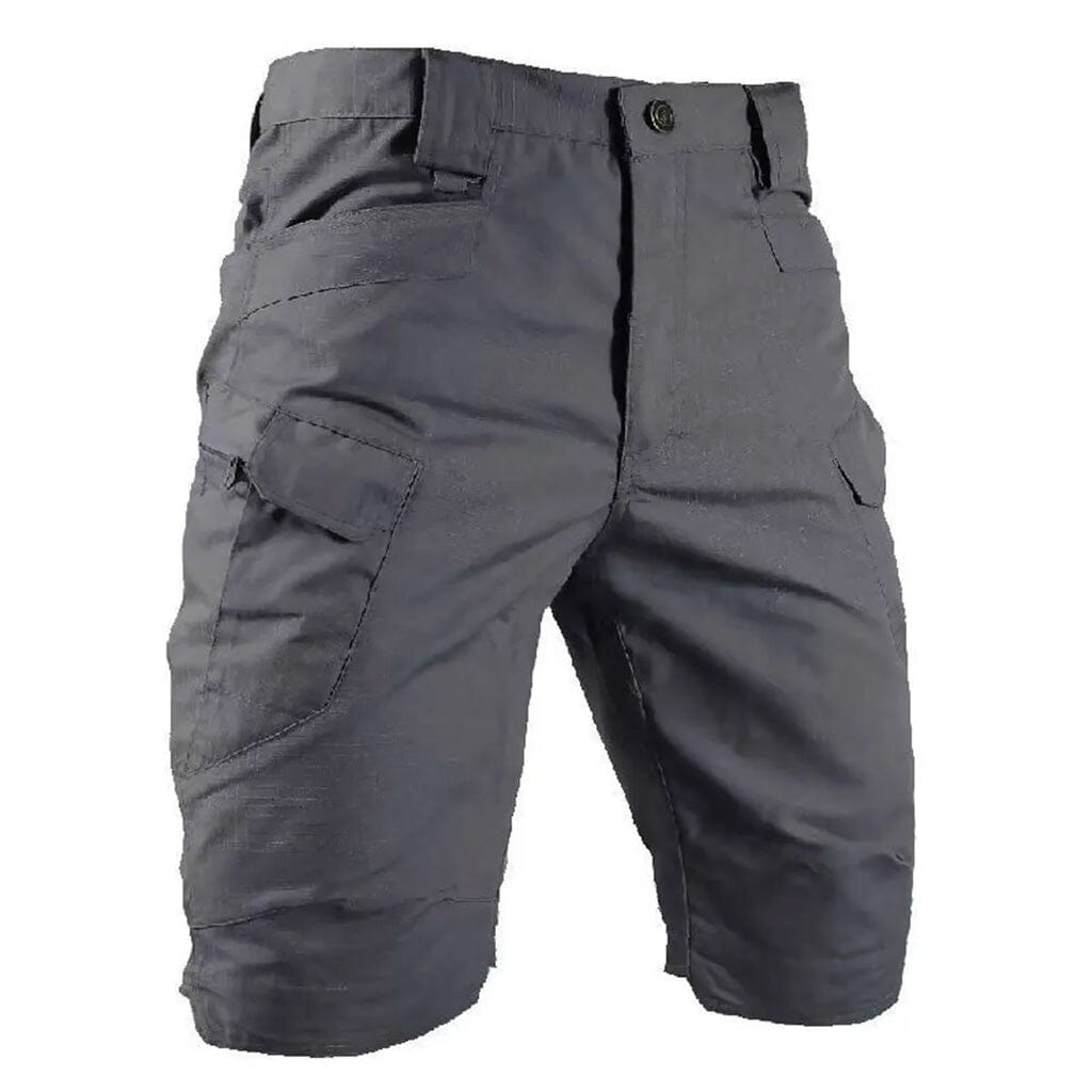 Bermuda Masculina Tática e Impermeável Marcanzzi MZ953 em brim resistente, caimento ajustado e bolsos funcionais, unindo estilo moderno e praticidade.