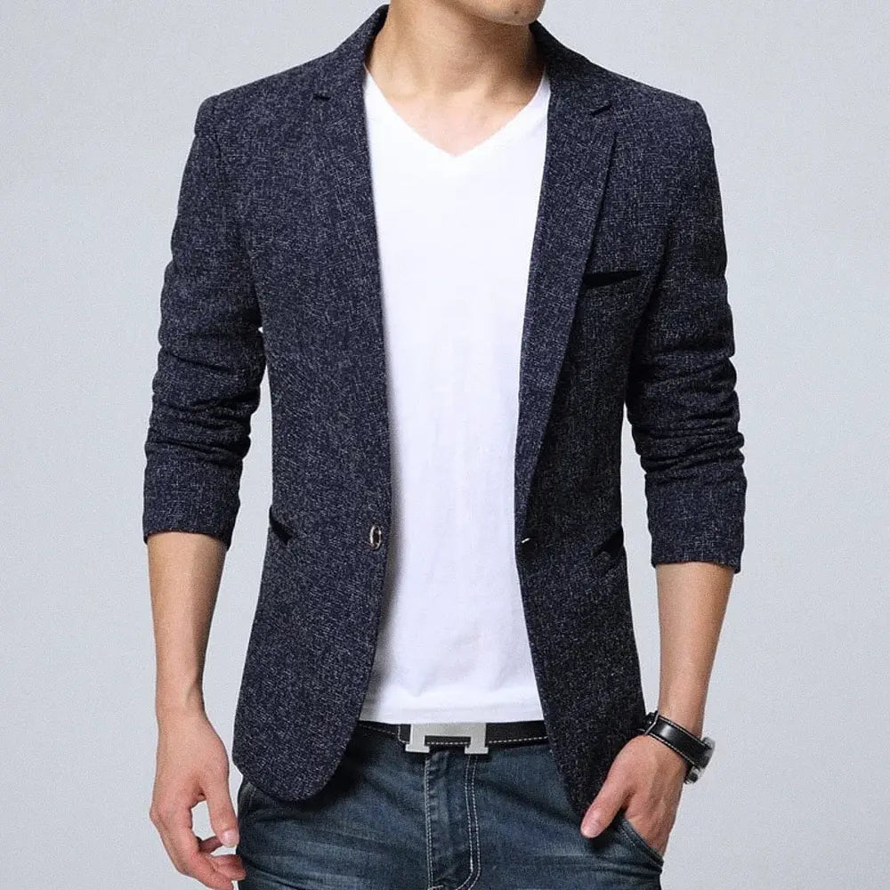 Blazer Masculino Madson Marcanzzi MZ057: versátil e elegante para ambientes profissionais e sociais, garantindo apresentação impecável e impressão duradoura.