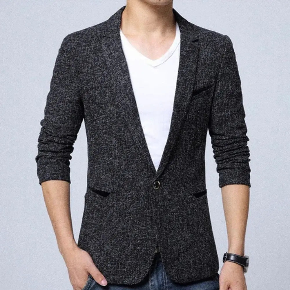 Blazer Masculino Madson Marcanzzi MZ057: versátil e elegante para ambientes profissionais e sociais, garantindo apresentação impecável e impressão duradoura.