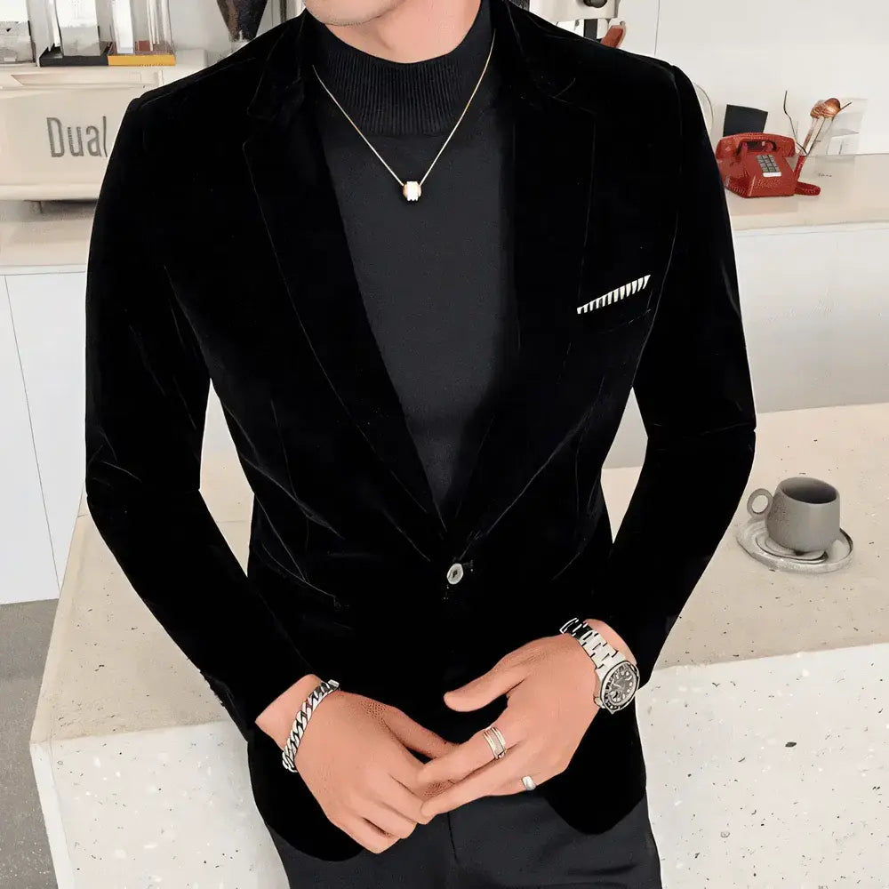 Blazer Masculino Marcanzzi Elegante MZ055 com materiais nobres e design refinado. Sofisticação e conforto para qualquer ocasião.