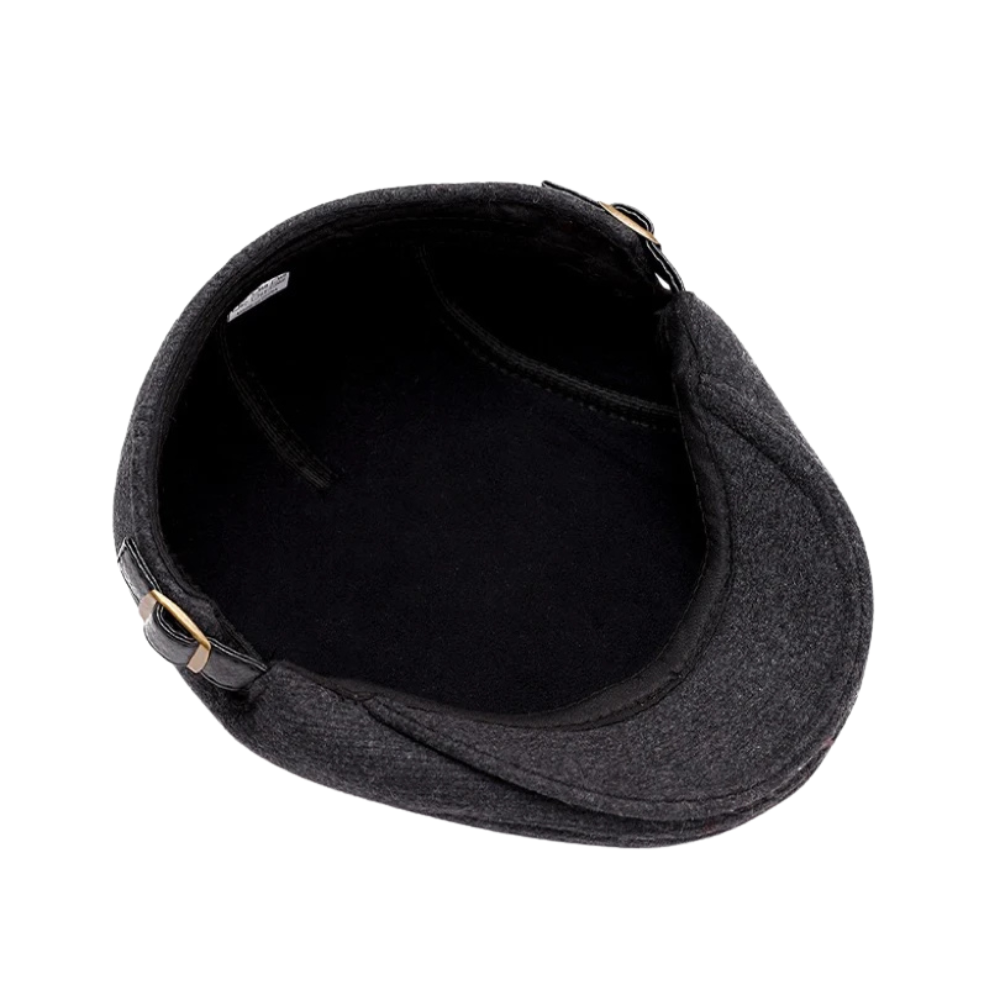 Boina Masculina Ajustável France Marcanzzi MZ267 com design francês, feita com materiais premium, ajuste interno e acabamento sofisticado.