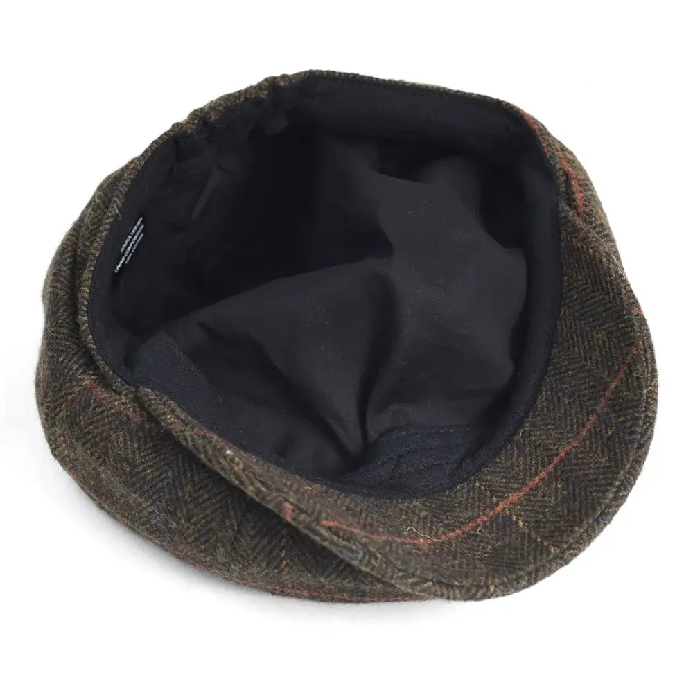 Boina Masculina de Lã Classic Marcanzzi MZ272 em lã e poliéster, estilo britânico, ajuste confortável e cores cinza, azul e marrom.