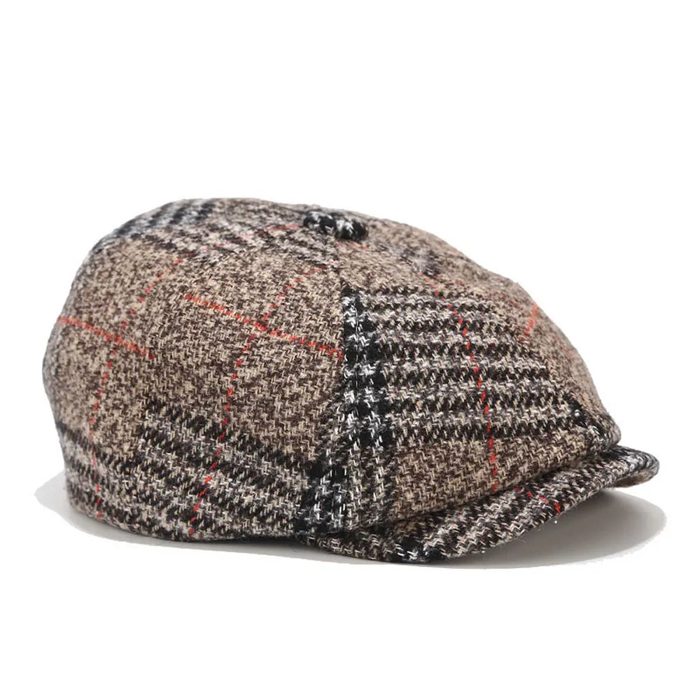 Boina Masculina de Lã England Marcanzzi MZ270 em poliéster e lã premium, design inglês, conforto ergonômico e toque elegante para todas as ocasiões.