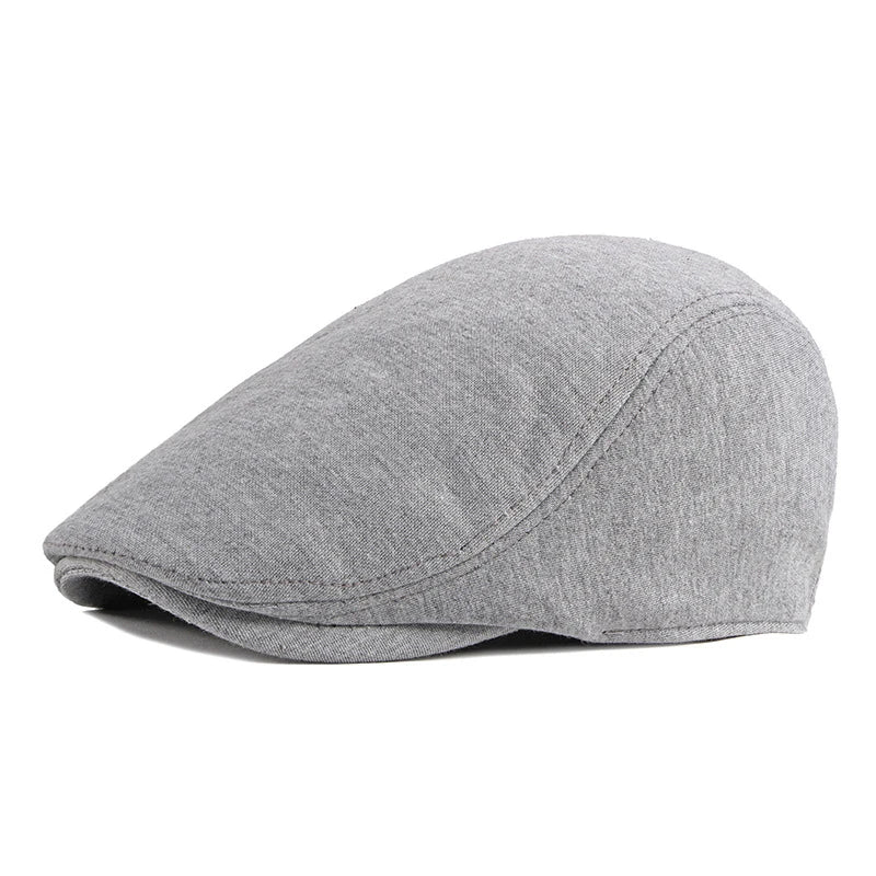 Boina Masculina Retrô Marcanzzi MZ263 em algodão premium, visual italiano refinado, perfeita para looks casuais e elegantes.