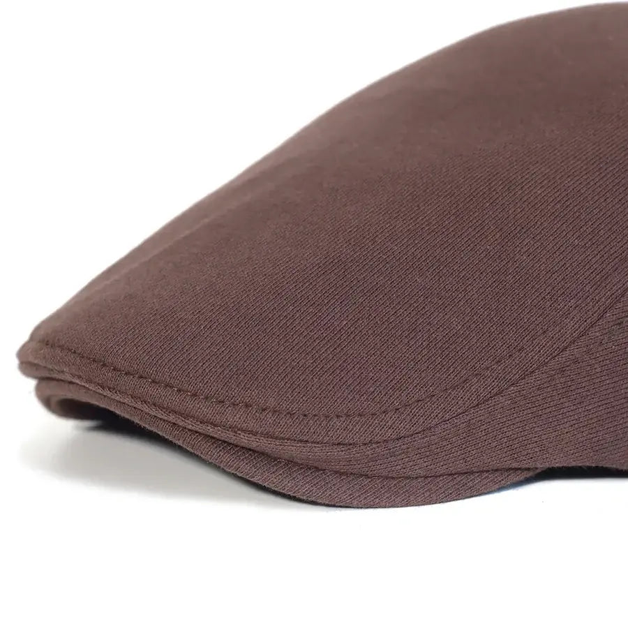 Boina Masculina Retrô Marcanzzi MZ263 em algodão premium, visual italiano refinado, perfeita para looks casuais e elegantes.