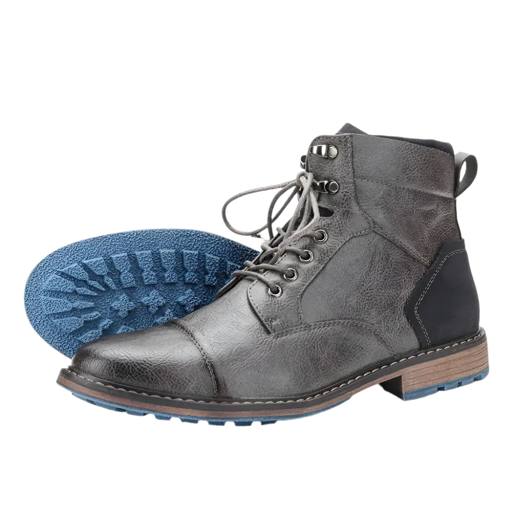 Bota Masculina de Couro Marcanzzi MZ284: durável, estilosa e confortável. Couro premium, solado emborrachado, design moderno. Ideal para uso urbano e aventuras.
