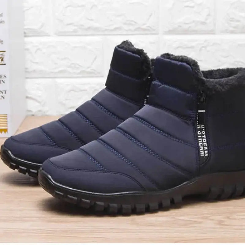 Bota Masculina de Inverno Marcanzzi MZ291: estilo, conforto e segurança com solado antiderrapante e zíper prático. Ideal para ocasiões casuais e formais.
