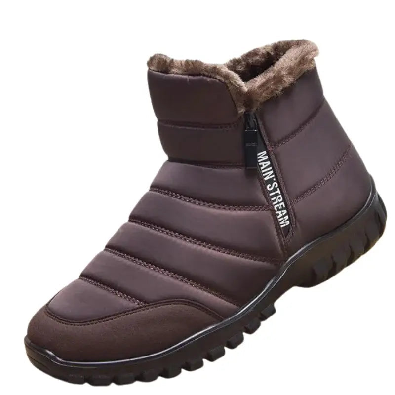 Bota Masculina de Inverno Marcanzzi MZ291: estilo, conforto e segurança com solado antiderrapante e zíper prático. Ideal para ocasiões casuais e formais.