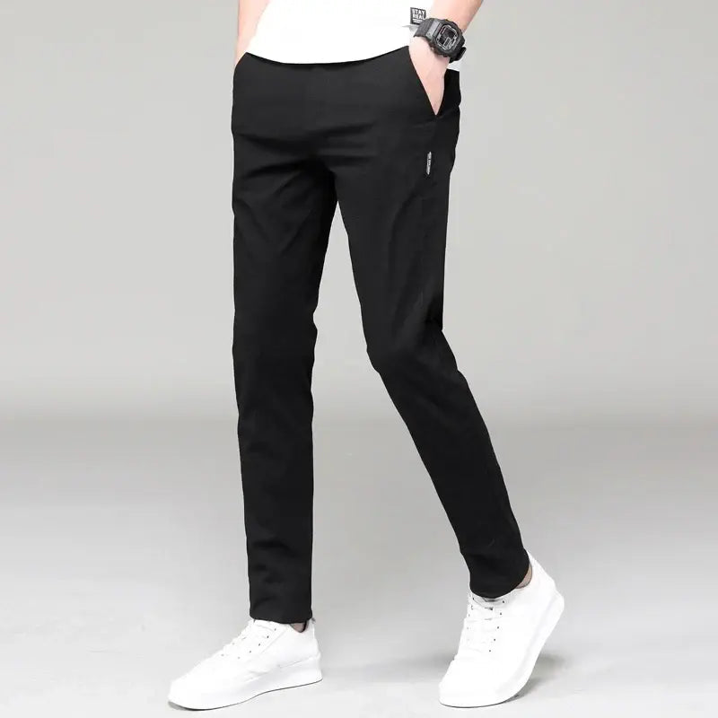 Calça Casual Masculina Marcanzzi MZ004: conforto e estilo em sarja de alta qualidade com corte de alfaiataria. Elegância para trabalho ou encontros.