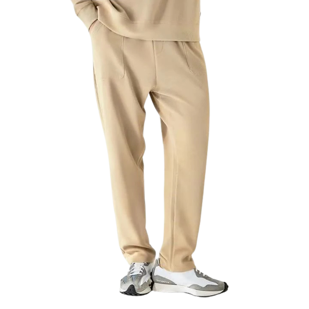 Calça Moletom de Algodão Masculina Marcanzzi MZ313 feita em algodão premium, com bolsos amplos, cintura elástica e barra ajustada para estilo casual.