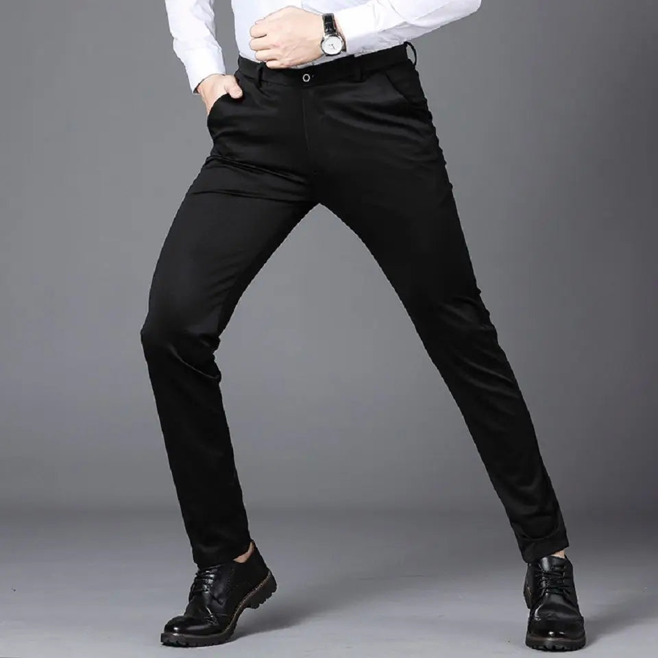 Calça Social Masculina Marcanzzi Meyer MZ252 em algodão e poliéster, com caimento sofisticado e confortável para uso diário ou ocasiões especiais.