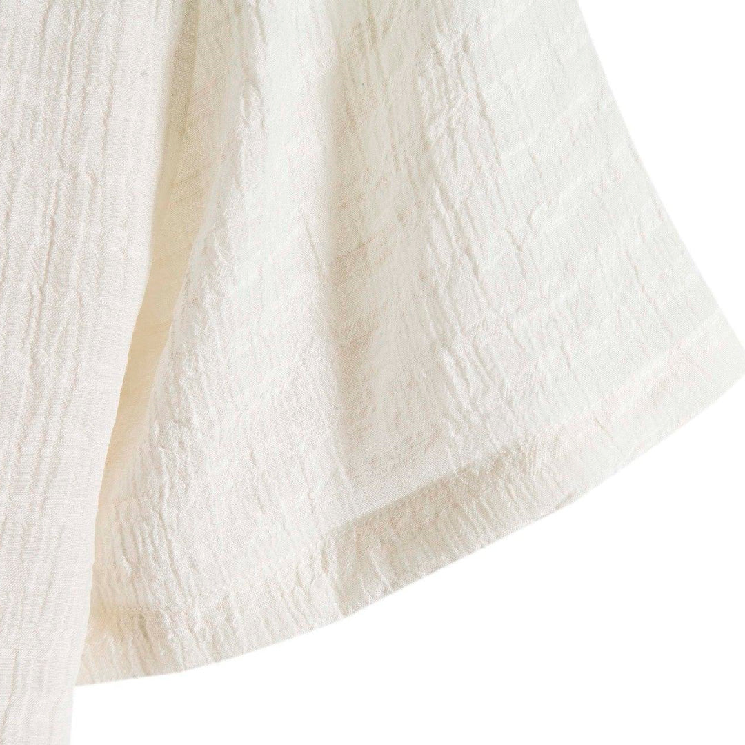 Camisa Manga Curta Marcanzzi Playa Off White MZ586 em tecido leve e respirável, design minimalista e caimento elegante para estilo casual sofisticado.