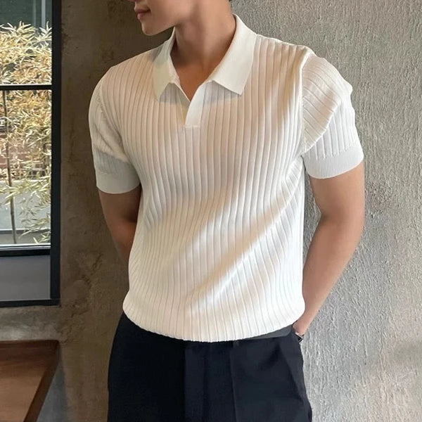 Camisa Polo Masculina Marcanzzi MZ019 em tecido premium, com colarinho clássico, botões e caimento elegante para qualquer ocasião.