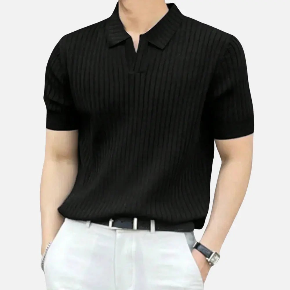 Camisa Polo Masculina Marcanzzi MZ019 em tecido premium, com colarinho clássico, botões e caimento elegante para qualquer ocasião.