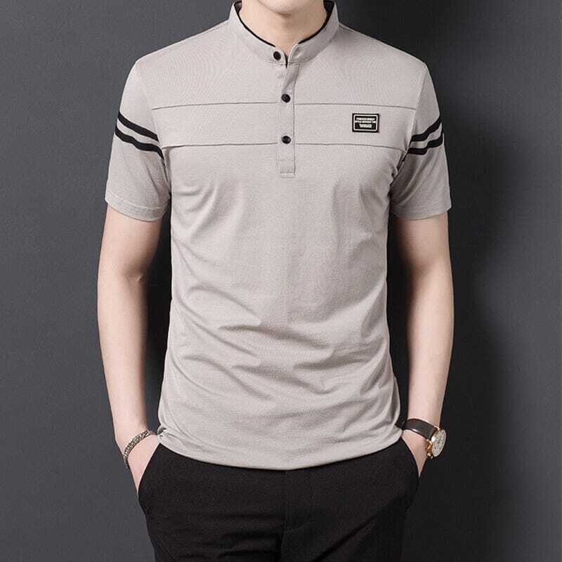 Camisa Polo Masculina Romenzi Elite RZ080, confeccionada em algodão e poliéster, com design versátil, ideal para o dia a dia e ocasiões elegantes.