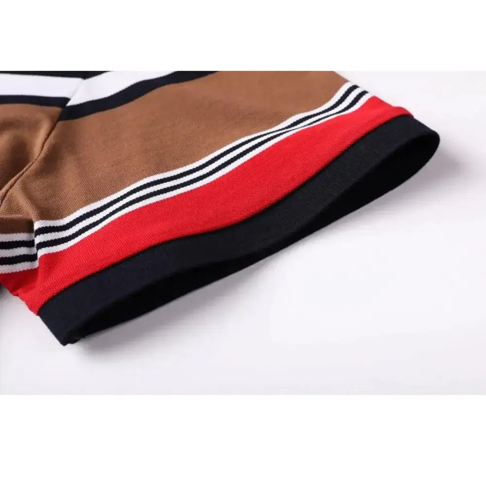 Camisa Polo Masculina Romenzi Prestige RZ081, feita em algodão e poliéster, com design clássico e respirável, ideal para várias ocasiões.