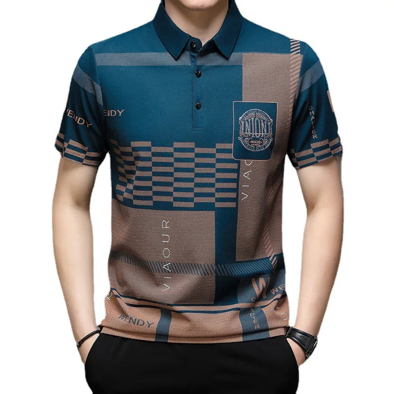 Camisa Polo Masculina Saviour Marcanzzi MZ018: estilo e praticidade com design autêntico, conforto e sofisticação para o dia a dia.