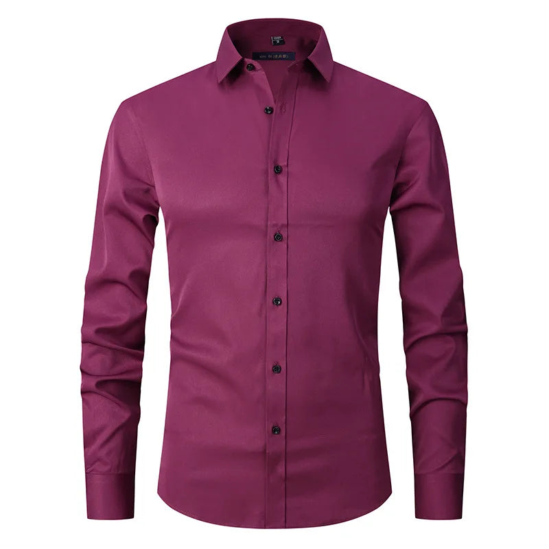 Camisa Social de Algodão Masculina Marcanzzi MZ083 feita em tecido respirável com caimento elegante, conforto superior e estilo versátil para todas as ocasiões.