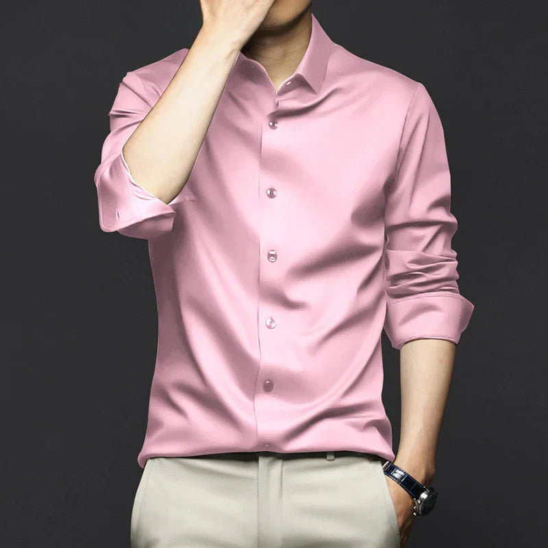 Camisa Social Masculina Spectre Marcanzzi MZ014: sofisticação e conforto em design moderno. Ideal para eventos formais e casuais. Alta qualidade e durabilidade.