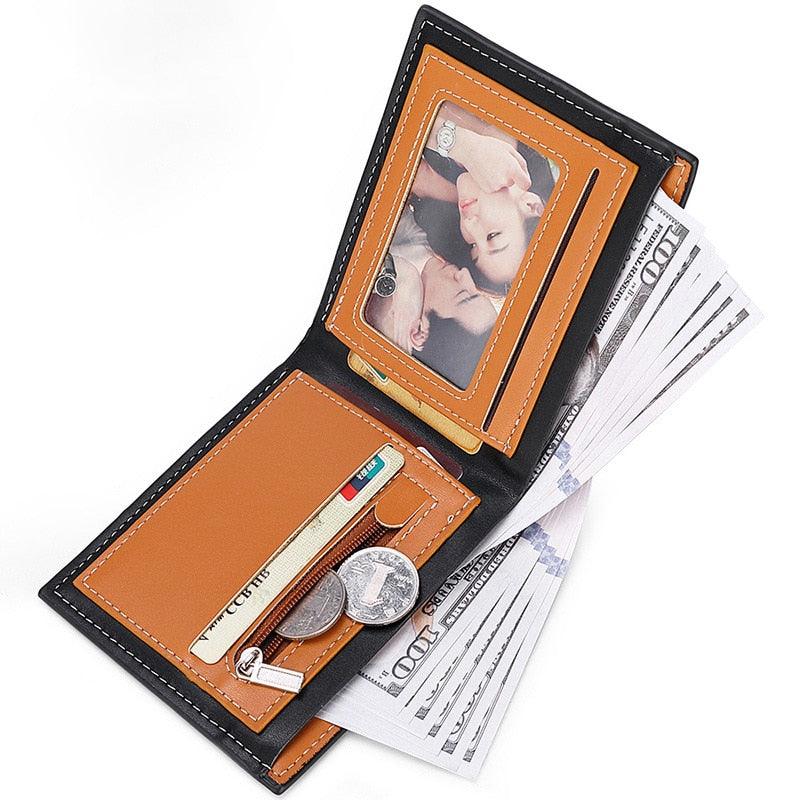 Carteira Masculina Marcanzzi New Carbon MZ492 em couro legítimo com design funcional e proteção RFID para cartões e documentos.