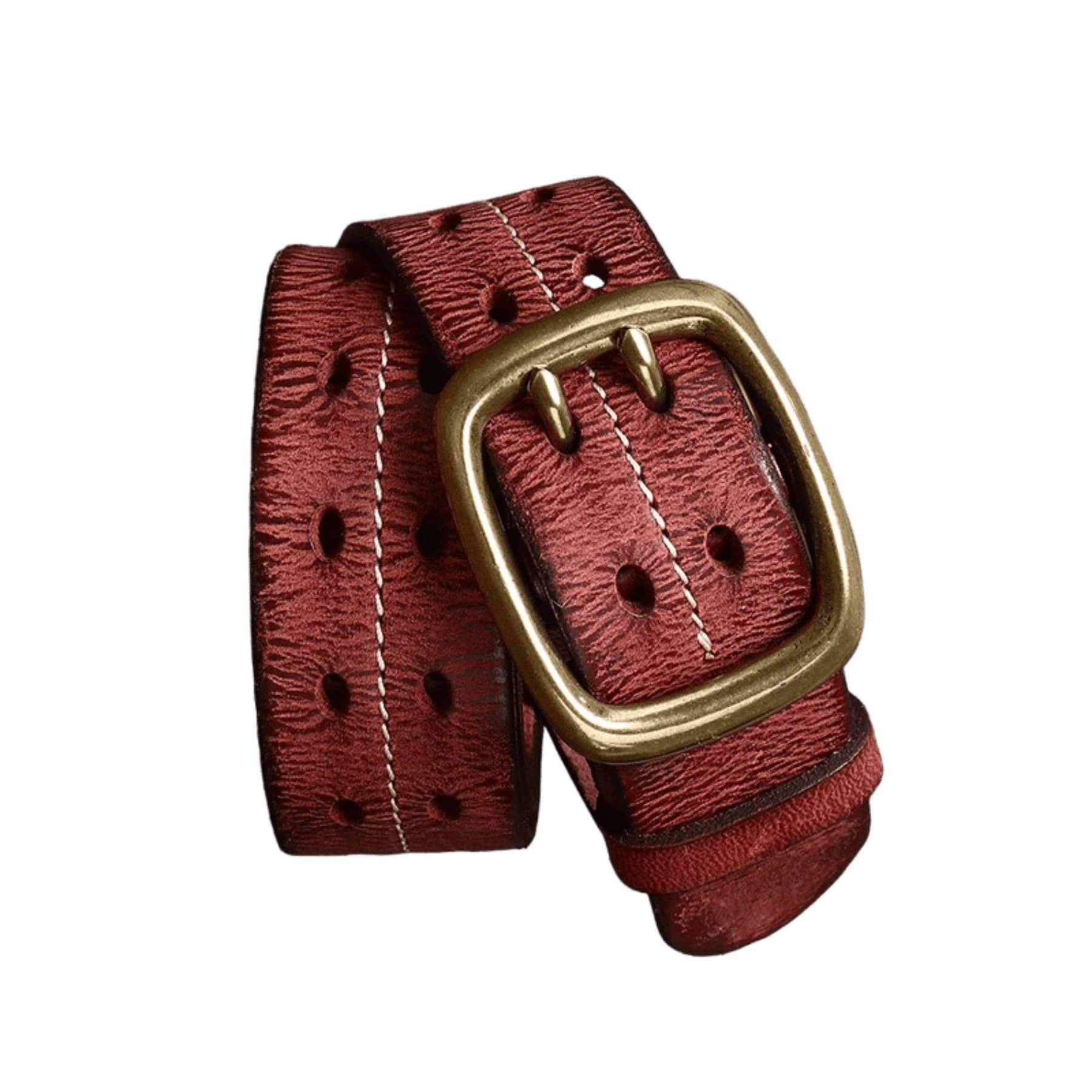 Cinto Masculino de Couro Artesanal Marcanzzi MZ458: elegância e durabilidade. Feito à mão, ideal para looks formais e casuais. Qualidade e estilo garantidos.