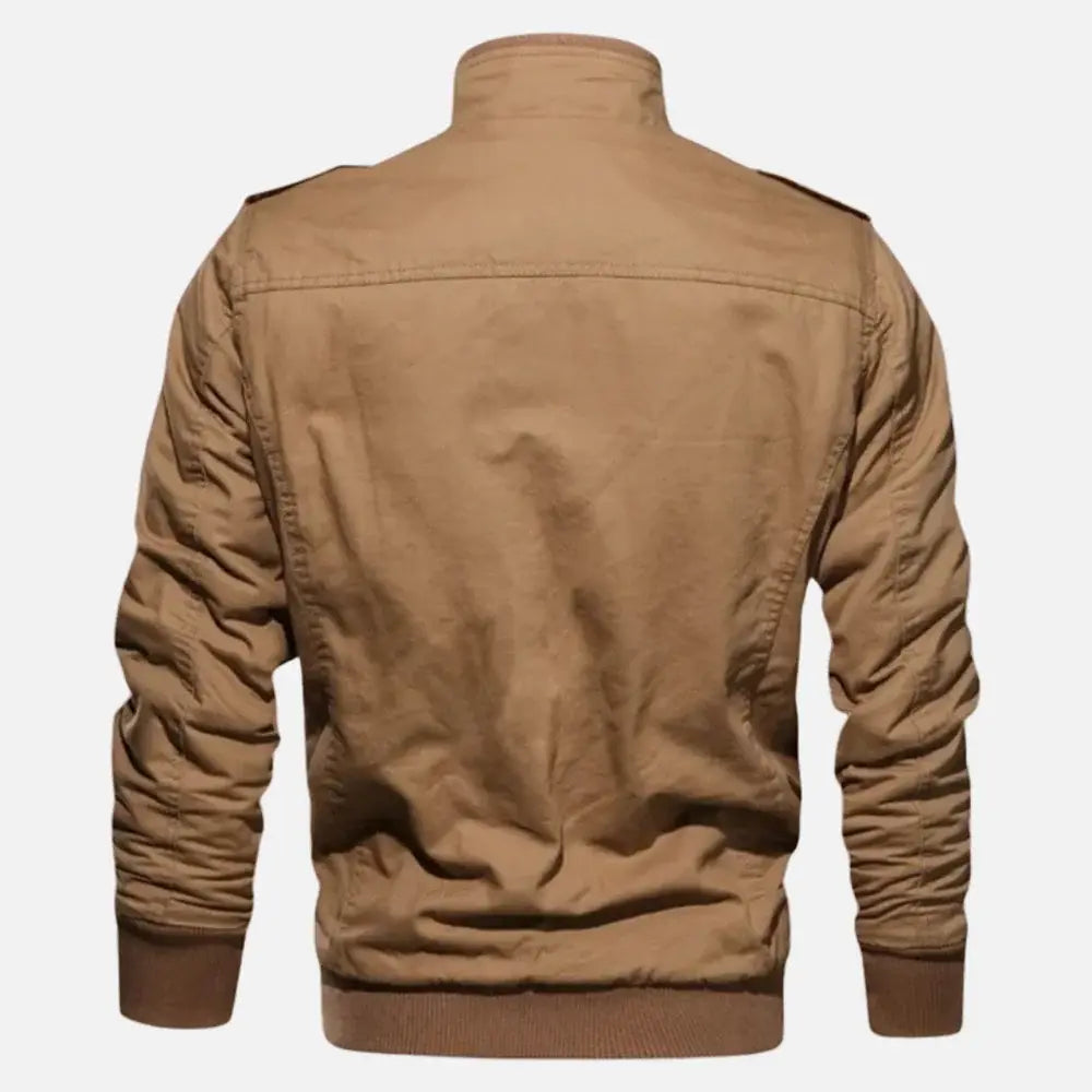 Jaqueta Aviador Masculina Marcanzzi MZ039: estilo, conforto e durabilidade. Design moderno, bolsos com lapela e zíper. Ideal para looks casuais e formais.