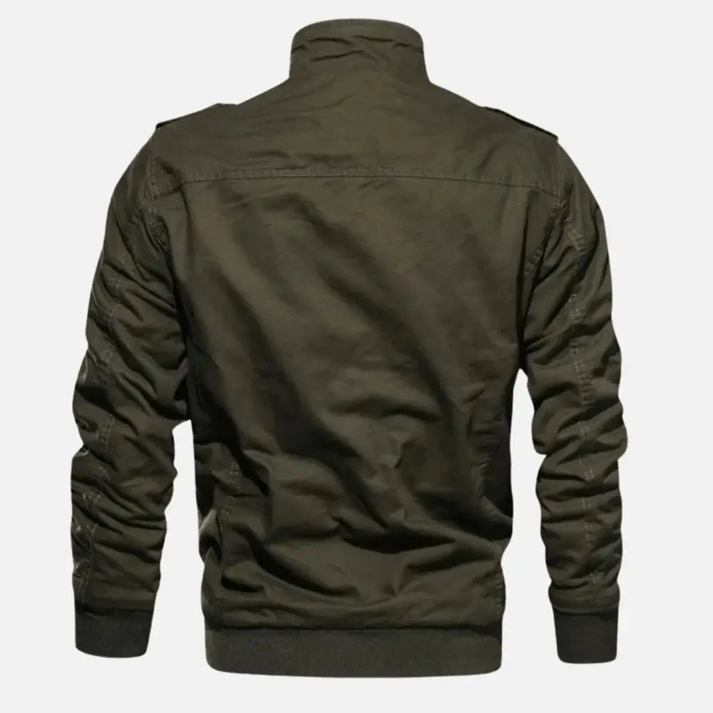 Jaqueta Aviador Masculina Marcanzzi MZ039: estilo, conforto e durabilidade. Design moderno, bolsos com lapela e zíper. Ideal para looks casuais e formais.