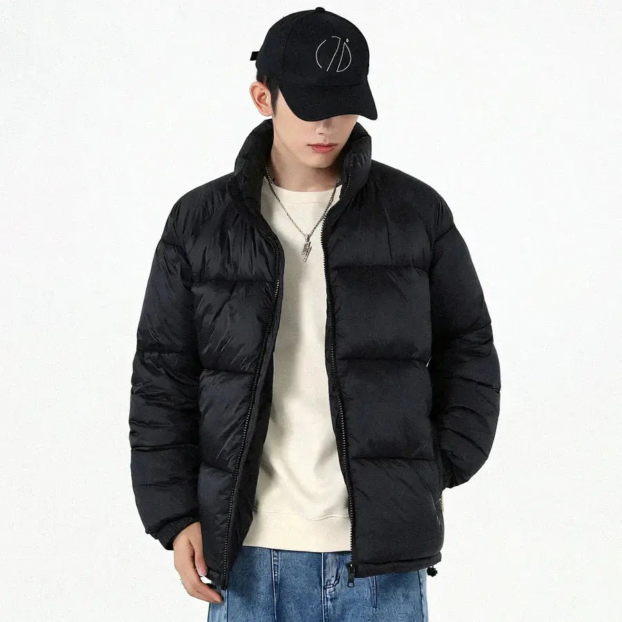Jaqueta Bobojaco Masculina Marcanzzi MZ032: isolamento térmico, design moderno, modelagem ajustada, bolsos funcionais, ideal para inverno e ocasiões especiais.