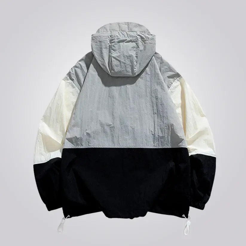 Jaqueta Corta Vento Masculina Marcanzzi MZ237 em design moderno, com proteção contra vento e chuva, leveza e ajuste perfeito para aventuras e uso urbano.