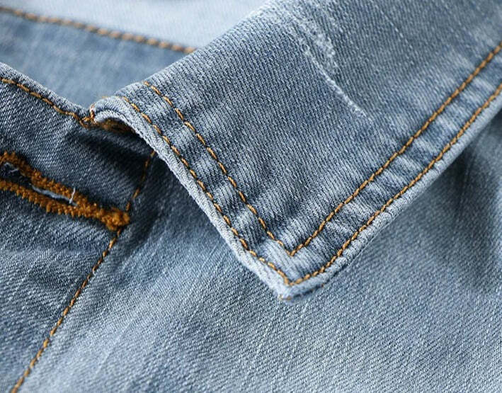 Jaqueta Jeans Denim Masculina Marcanzzi MZ153 em denim premium, resistente, leve e confortável, com costuras reforçadas e estilo clássico atemporal.