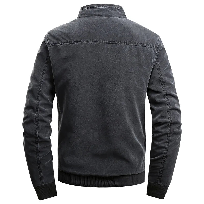 Jaqueta Masculina Acolchoada Marcanzzi MZ035: moderna, confortável, impermeável, respirável, com fechamento em zíper. Ideal para trabalho e lazer.