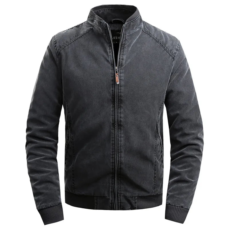Jaqueta Masculina Acolchoada Marcanzzi MZ035: moderna, confortável, impermeável, respirável, com fechamento em zíper. Ideal para trabalho e lazer.