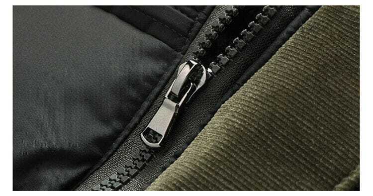 Jaqueta Masculina Inverno Warmcover Marcanzzi MZ025: tecido acolchoado, capuz removível, proteção térmica até -15°C, design moderno e ergonômico.