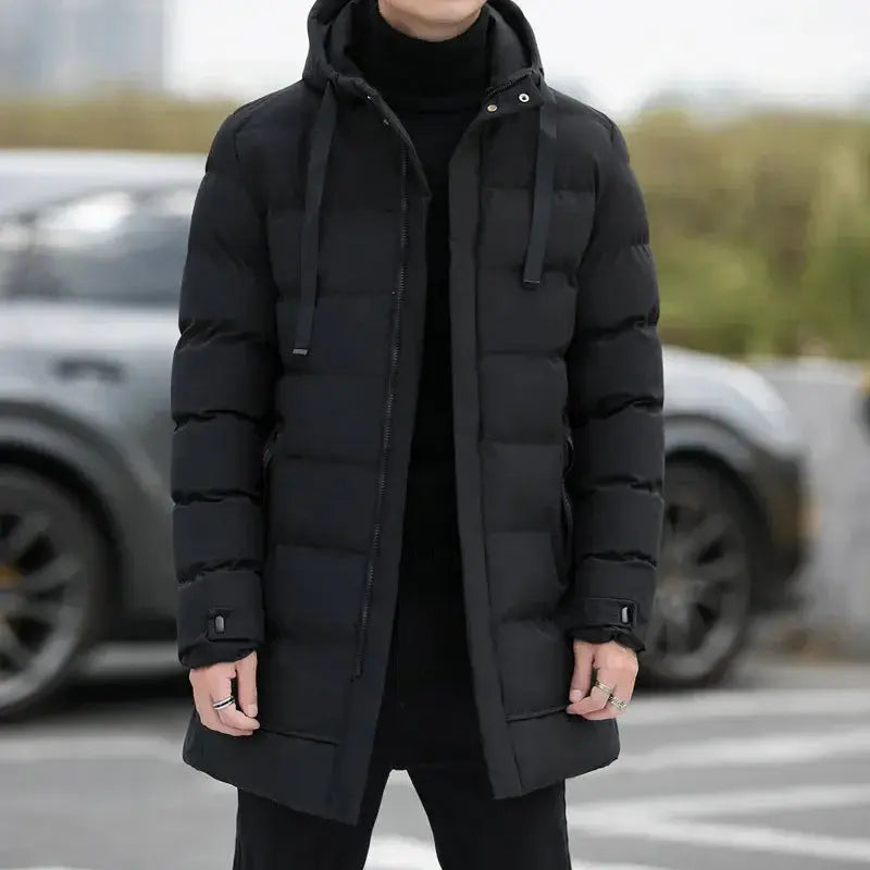 Jaqueta Masculina Puffer Marcanzzi MZ022: estilo sofisticado, proteção térmica superior, design moderno, elegância e conforto.