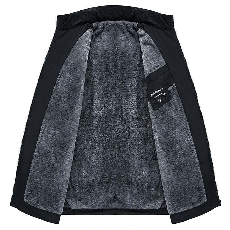 Jaqueta Puffer Masculina Grife Marcanzzi MZ148 em nylon e poliéster à prova d’água, silhueta ajustada, enchimento sintético e design moderno para o inverno.