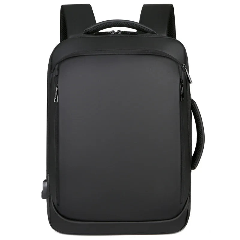 Mochila Executiva Marcanzzi MZ066 com porta USB, tecido impermeável e espaço para notebook 15” – ideal para trabalho, viagens e uso diário
