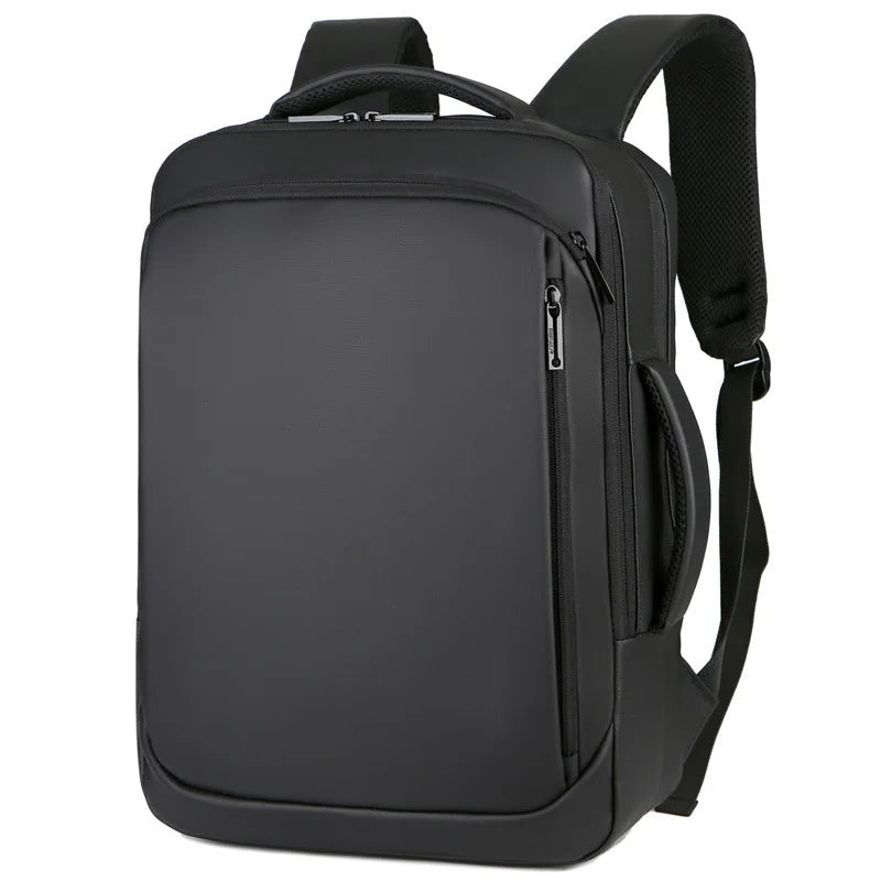Mochila Executiva Marcanzzi MZ066 com porta USB, tecido impermeável e espaço para notebook 15” – ideal para trabalho, viagens e uso diário