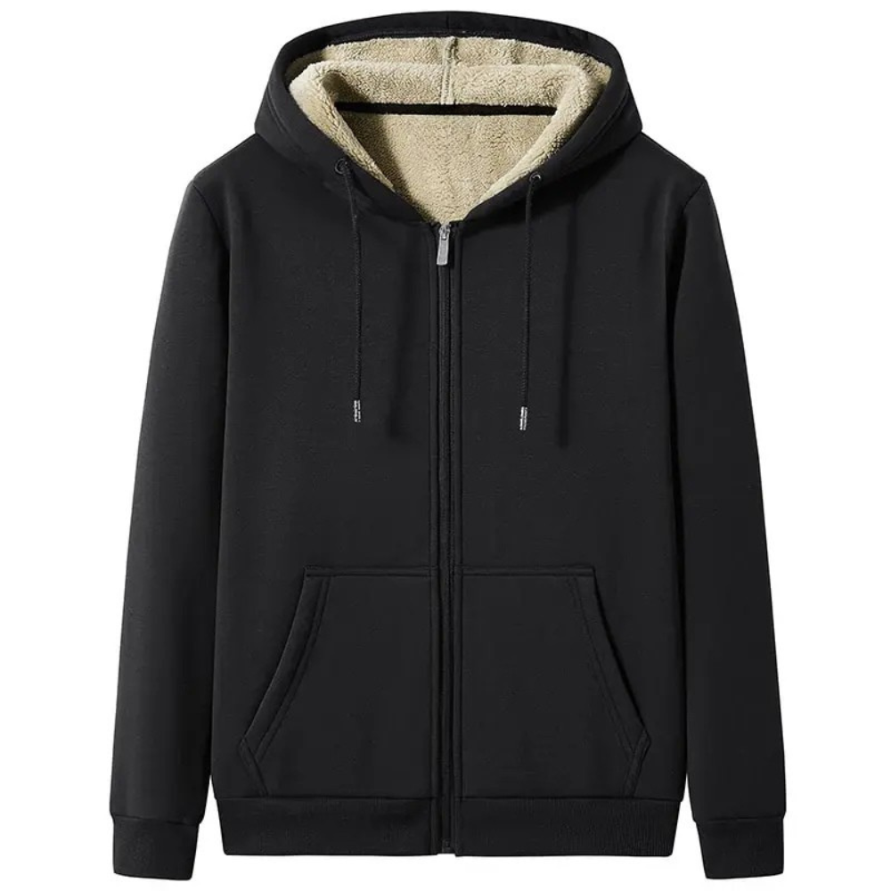 Moletom Masculino de Lã com Capuz Marcanzzi MZ102 feito em lã premium, com capuz ajustável e design moderno para aquecimento e estilo no inverno.
