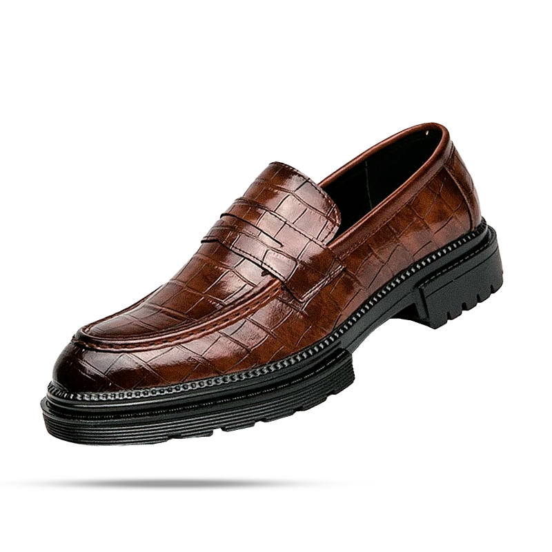 Sapato Masculino Loafer Marcanzzi MZ361 feito em materiais premium, com acabamento impecável e design versátil para elegância em ocasiões formais e casuais.