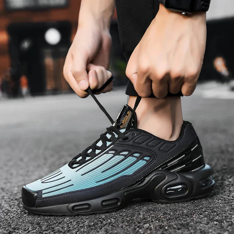 Tênis Esportivo Marcanzzi MZ437: conforto, durabilidade e estilo. Malha respirável, palmilha EVA, solado emborrachado. Ideal para treinos e uso diário.