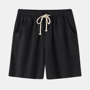 Bermuda de Linho Masculina Marcanzzi MZ950 em linho nobre, caimento sofisticado e estilo clássico Old Money, perfeita para conforto e elegância no calor.