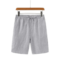 Bermuda de Linho Masculina Marcanzzi MZ954 em linho premium, caimento clássico e toque suave, ideal para estilo Old Money, conforto e elegância.