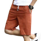 Bermuda Masculina Bryan Marcanzzi MZ956 em algodão premium, com caimento ajustado e cordão, ideal para conforto, praticidade e estilo no dia a dia.