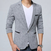 Blazer Masculino Madson Marcanzzi MZ057: versátil e elegante para ambientes profissionais e sociais, garantindo apresentação impecável e impressão duradoura.