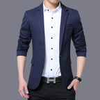Blazer Masculino Marcanzzi Carlsen MZ054 com corte elegante e tecido durável. Versatilidade e estilo para o homem moderno em todas as situações.