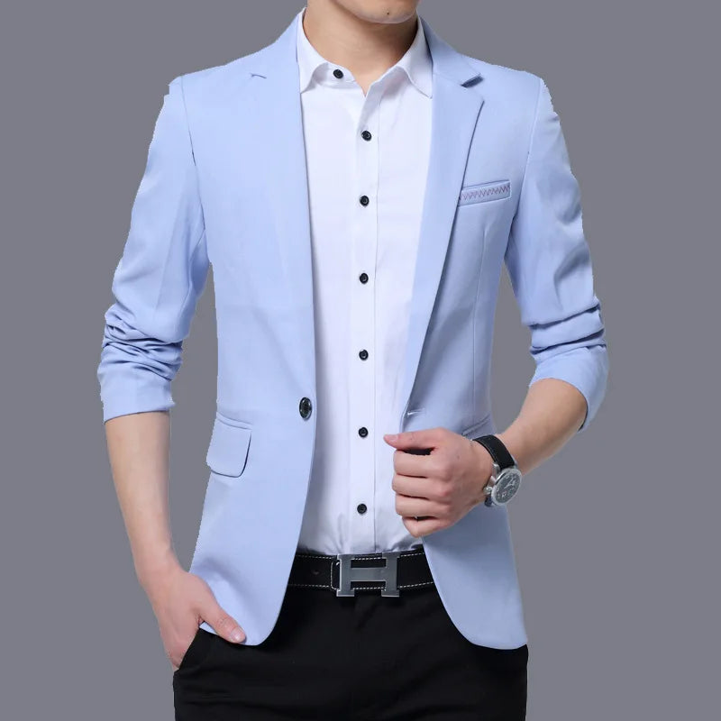 Blazer Masculino Marcanzzi Carlsen MZ054 com corte elegante e tecido durável. Versatilidade e estilo para o homem moderno em todas as situações.
