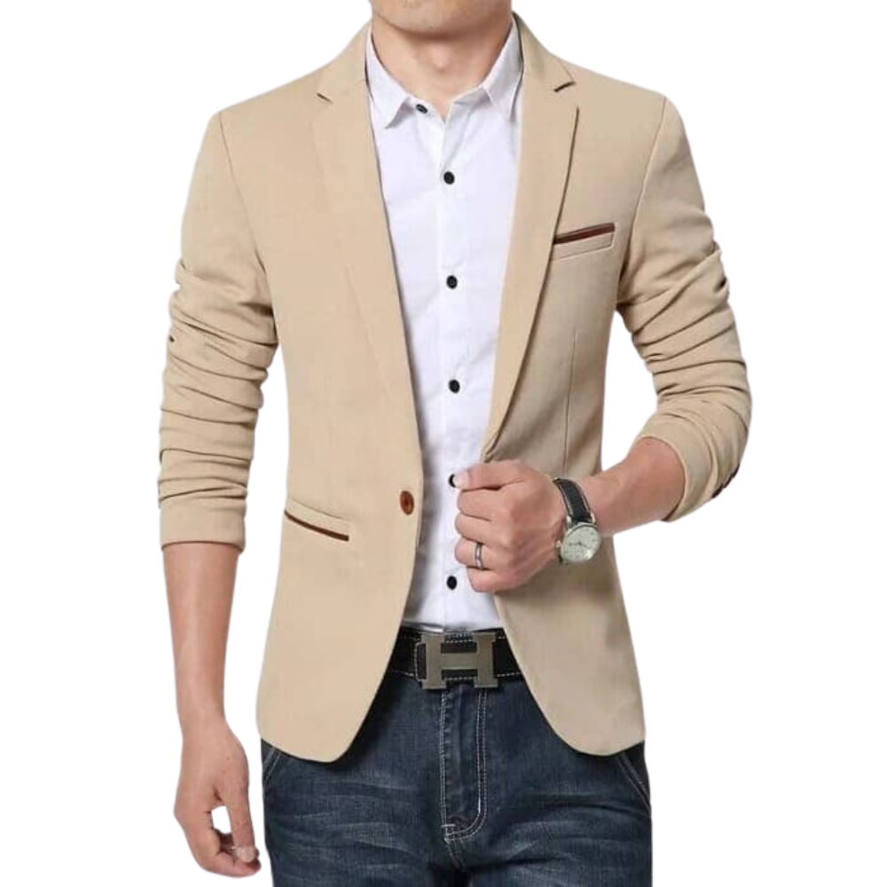 Blazer Masculino Marcanzzi Scobar MZ053 em materiais nobres com design elegante. Durabilidade e sofisticação para o homem moderno.