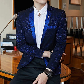 Blazer Masculino Realm Marcanzzi MZ060: elegância e versatilidade em acetato e poliéster. Cores: preto, azul, vinho. Ideal para eventos sociais e empresariais.