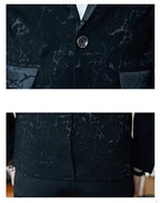 Blazer Masculino Realm Marcanzzi MZ060: elegância e versatilidade em acetato e poliéster. Cores: preto, azul, vinho. Ideal para eventos sociais e empresariais.